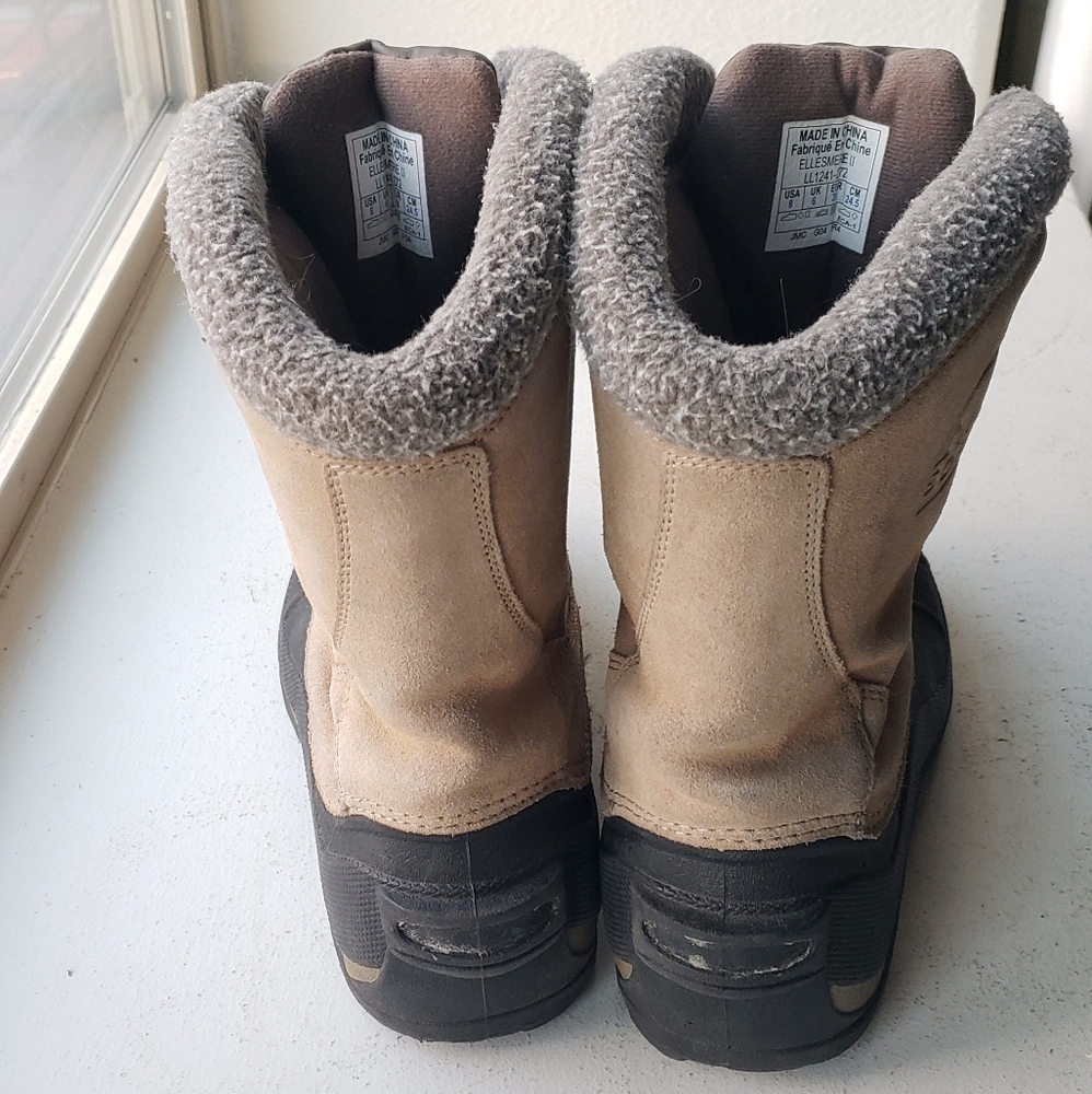 Sorel Ellesmere LL1241-272 Tan Leather Winter Boots - Picture 4 of 14